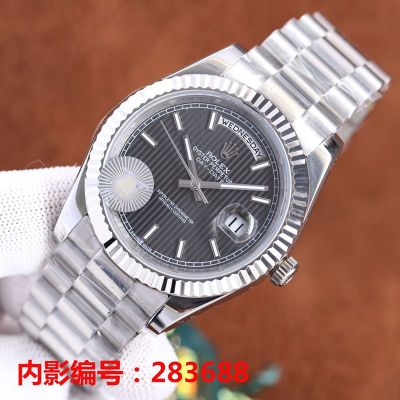ROLEX Day-date 316L Steel 8215 Automatic Movement 41MM Dark Grey Watch